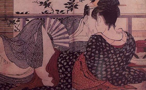 Kitagawa Utamaro Lovers china oil painting image